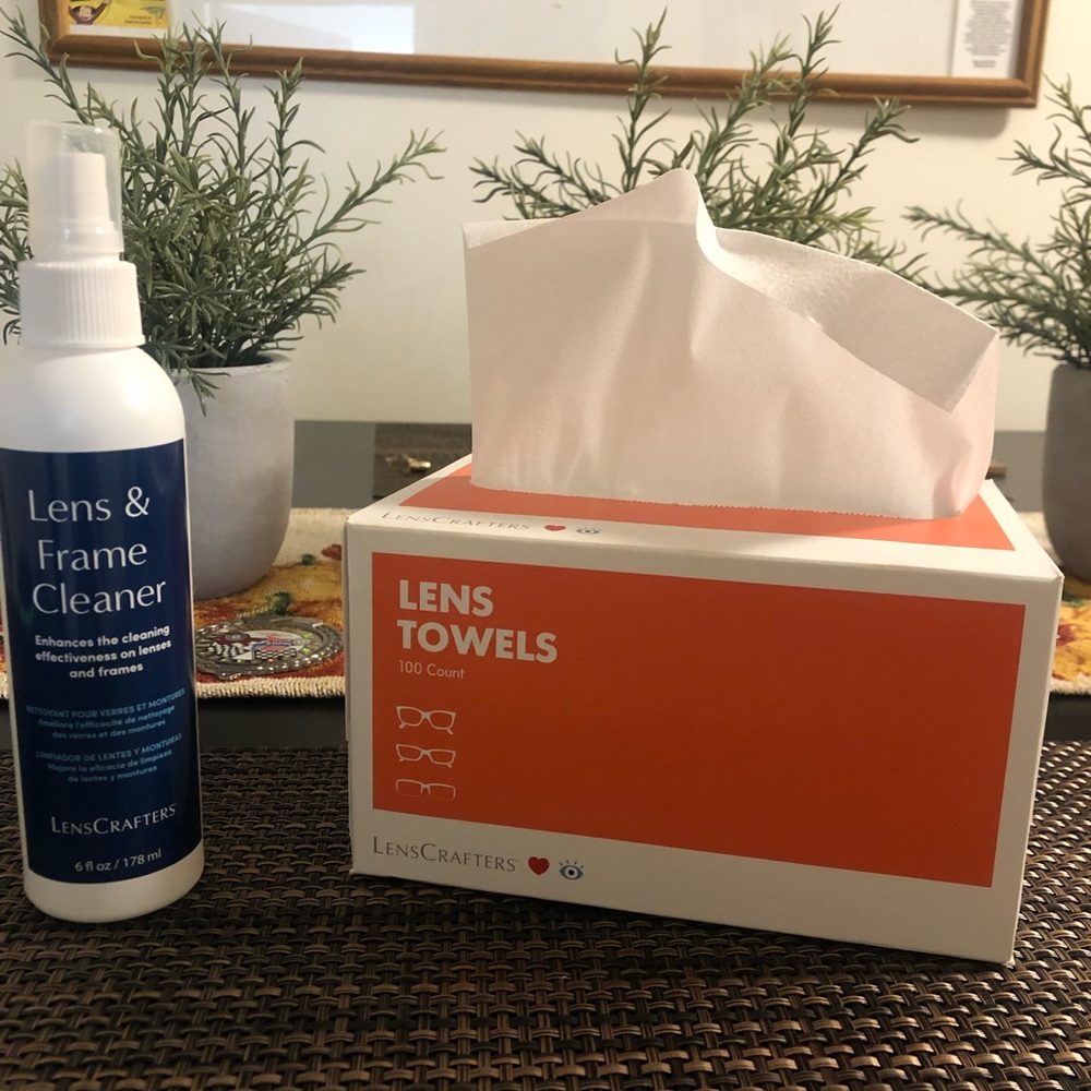 NEW!!! LenCrafters EyeGlass Cleaning Set